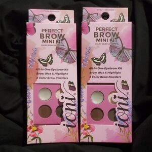 Ioni Perfect Brow Mini Kit DTB24-BRWPDR x2 New